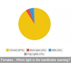 Females handbrake